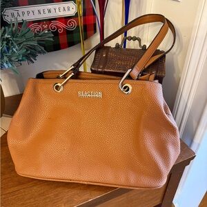 Kenneth Cole Reaction Tan Shoulder Bag